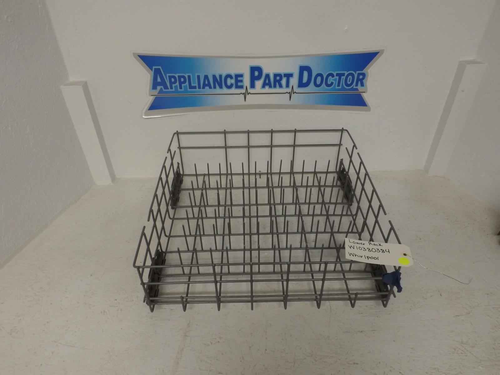 Whirlpool Dishwasher W10380384 Lower Rack (Used) Whirlpool Dishwasher W10380384 Lower Rack (Used)